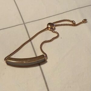 MONICA VINADER Rose Gold Friendship Bolo Bracelet